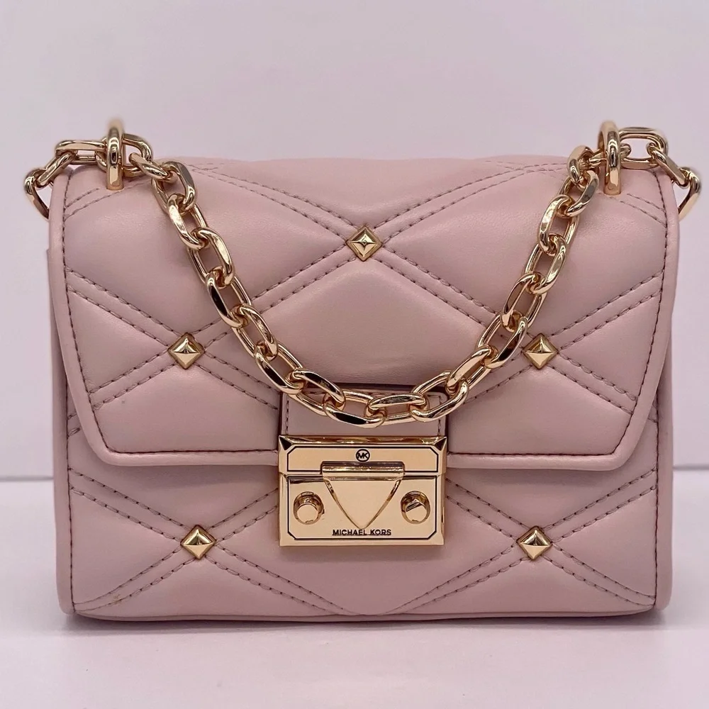 Michael Kors Serena Small Studded Crossbody